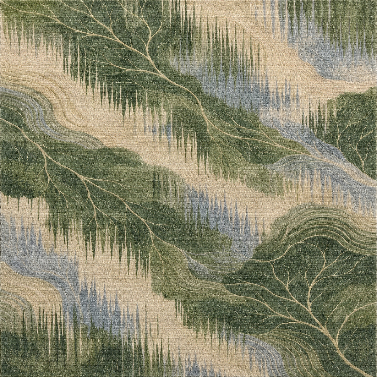 Verdant Trace - Washable Rug - JRS35