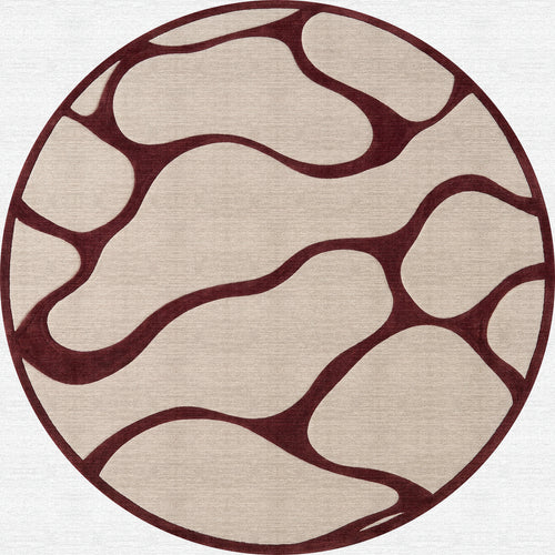 Load image 1 in gallery view. Red Thread - Washable Rug - JRS38 (Custom Size)