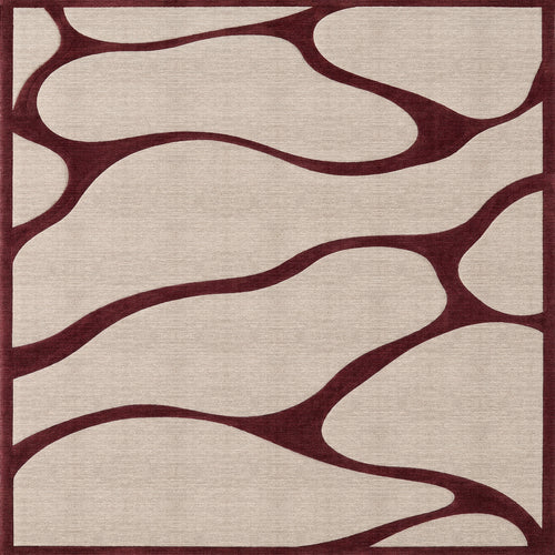Load image 1 in gallery view. Red Thread - Washable Rug - JRS38