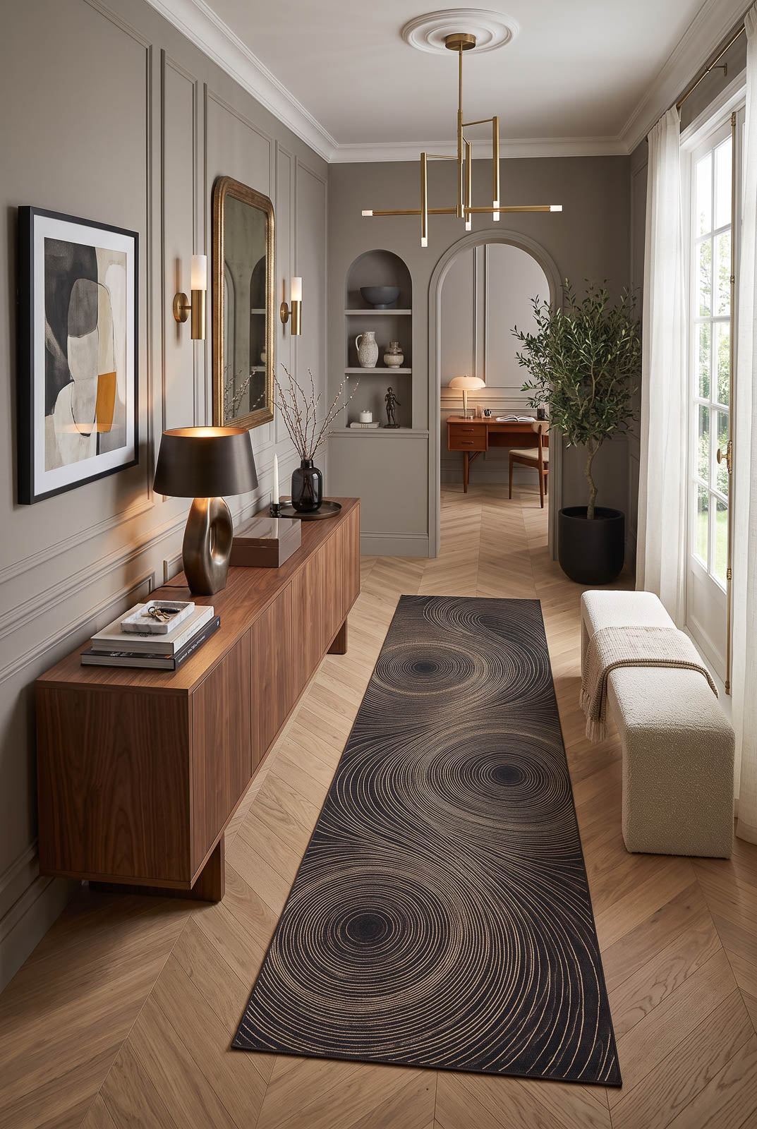 Growth Rings - Washable Rug - JRS41