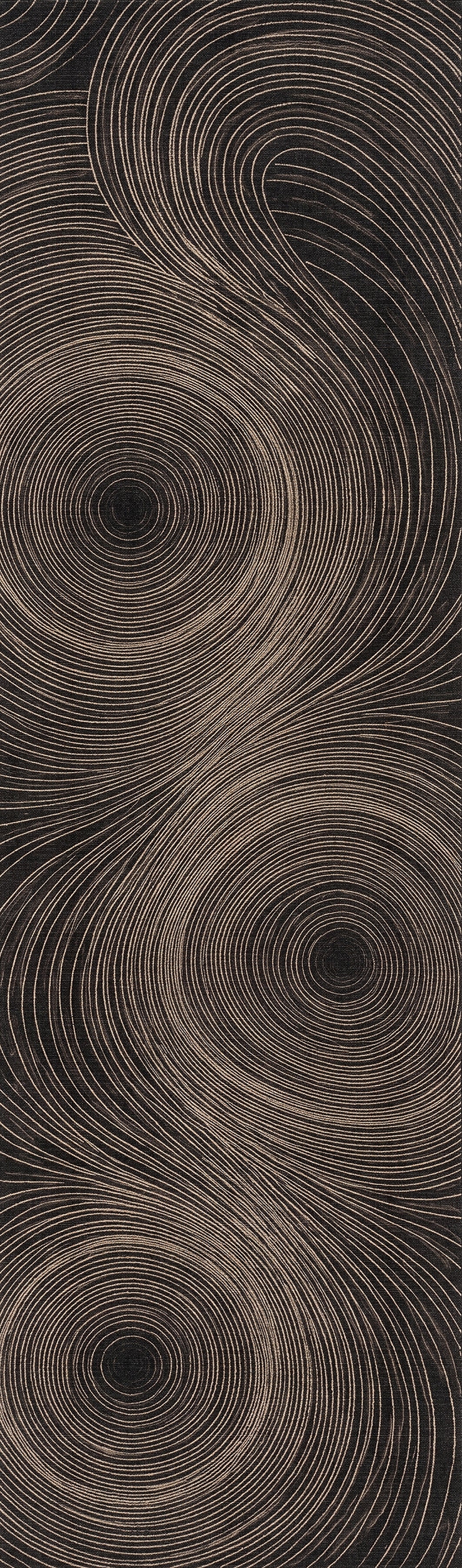 Growth Rings - Washable Rug - JRS41 (Custom Size)