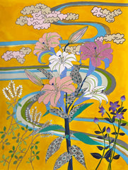 Yayoi Filipski x Justrug - Lilies - Washable Rug - YF001