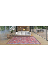 Rhapsody Authentic Red Washable Rug - LCC3033