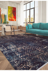 Artistic Abstraction - Machine-Washable Rug JR1215