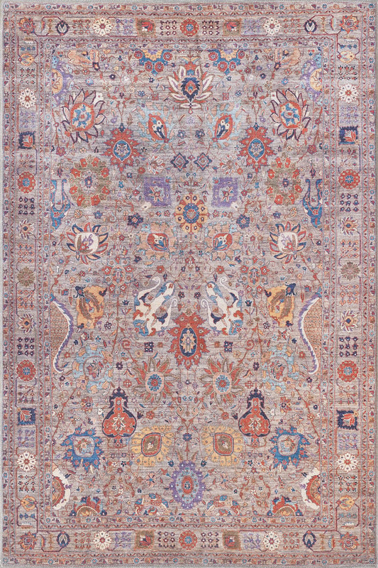 Velorio Floral Washable Rug - LCC3006
