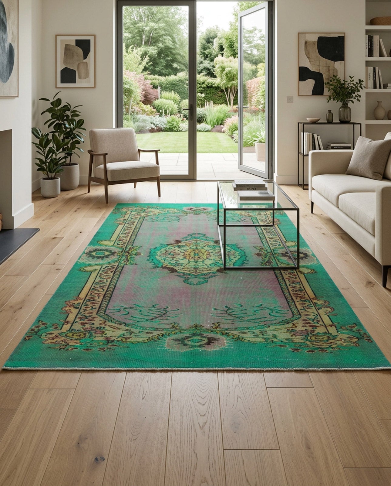 Lemear - Vintage Medallion Rug - 5'9 X 9'3
