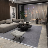 Velvet Touch Dark Gray Area Rug - PST005