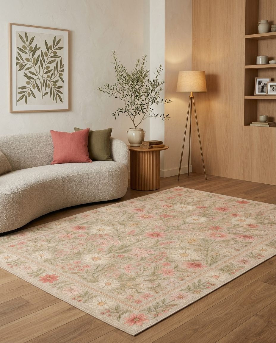 Meadow Bloom - Washable Rug - JR7013