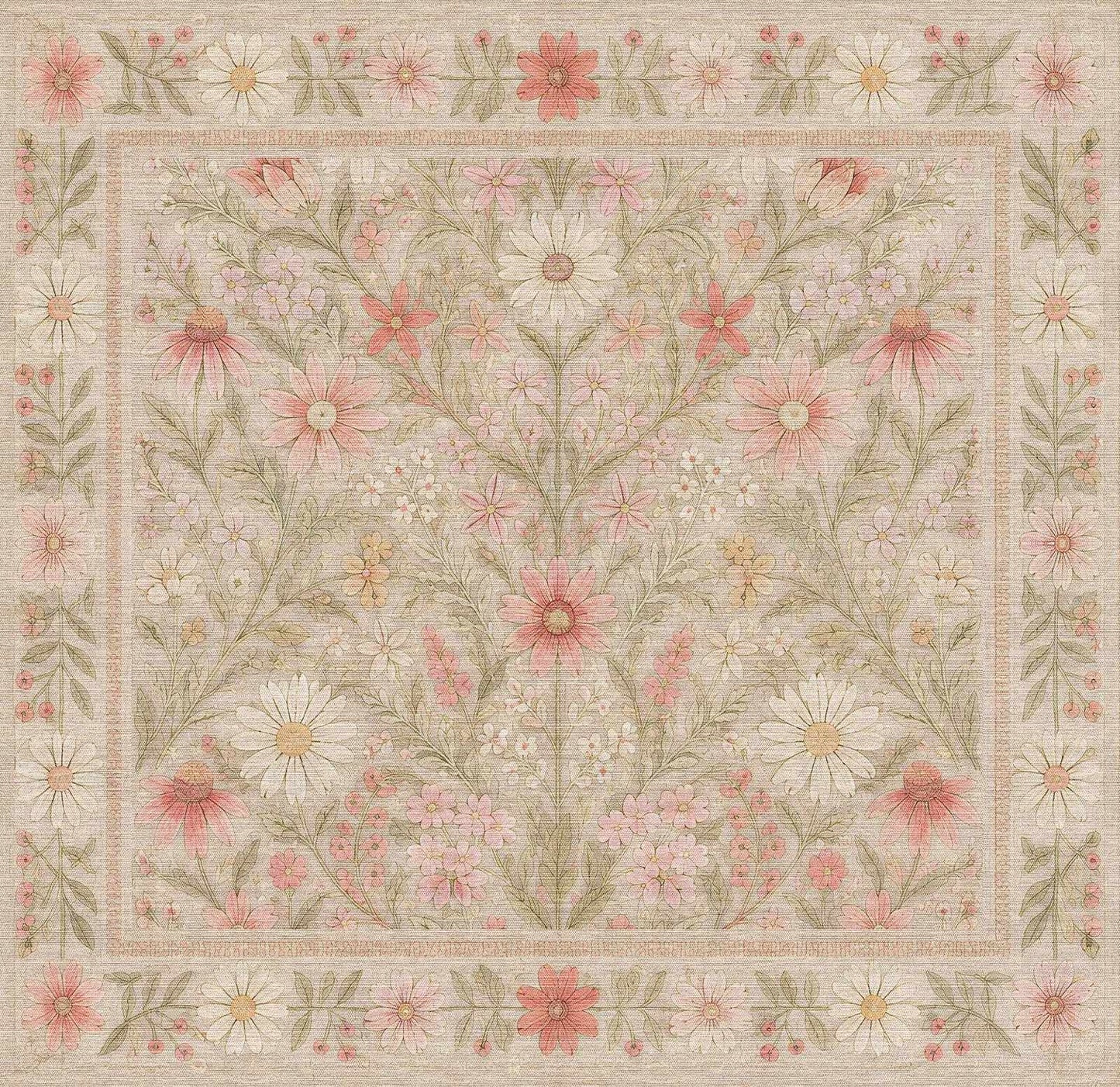 Meadow Bloom - Washable Rug - JR7013