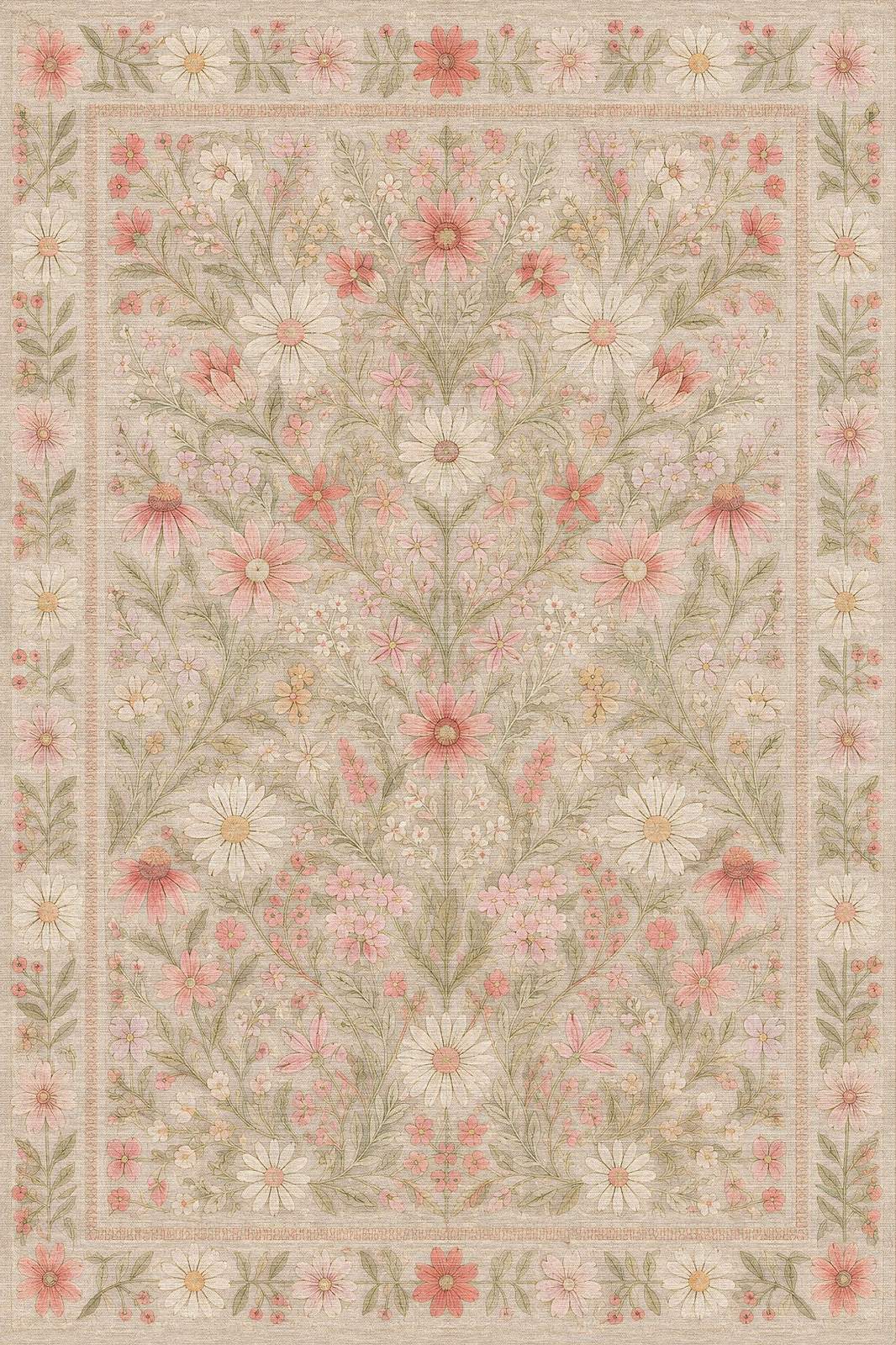 Meadow Bloom - Washable Rug - JR7013