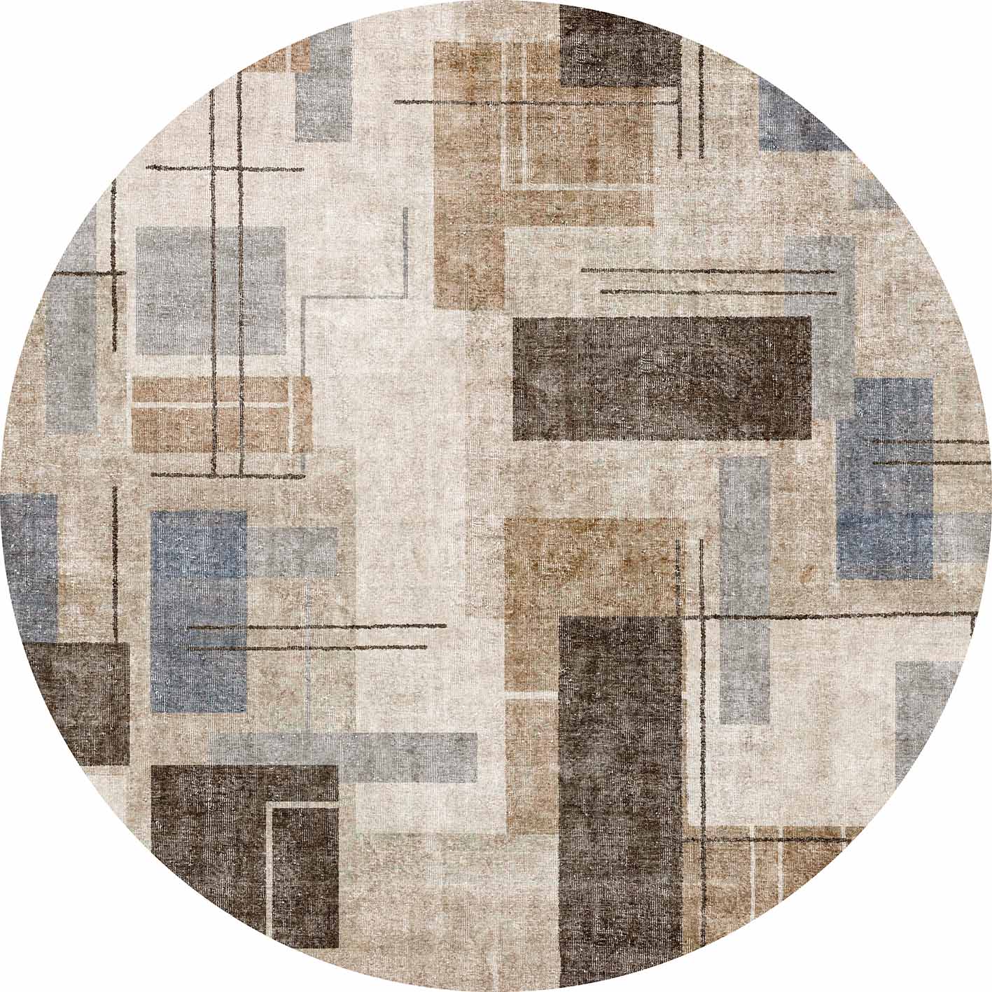 Metro Block - Washable Rug - JRN1053
