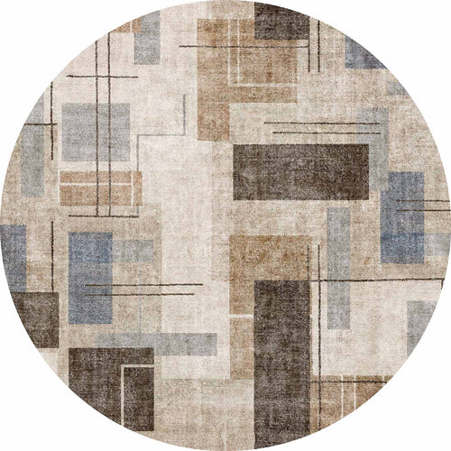 Load image 1 in gallery view. Metro Block - Washable Rug - JRN1053