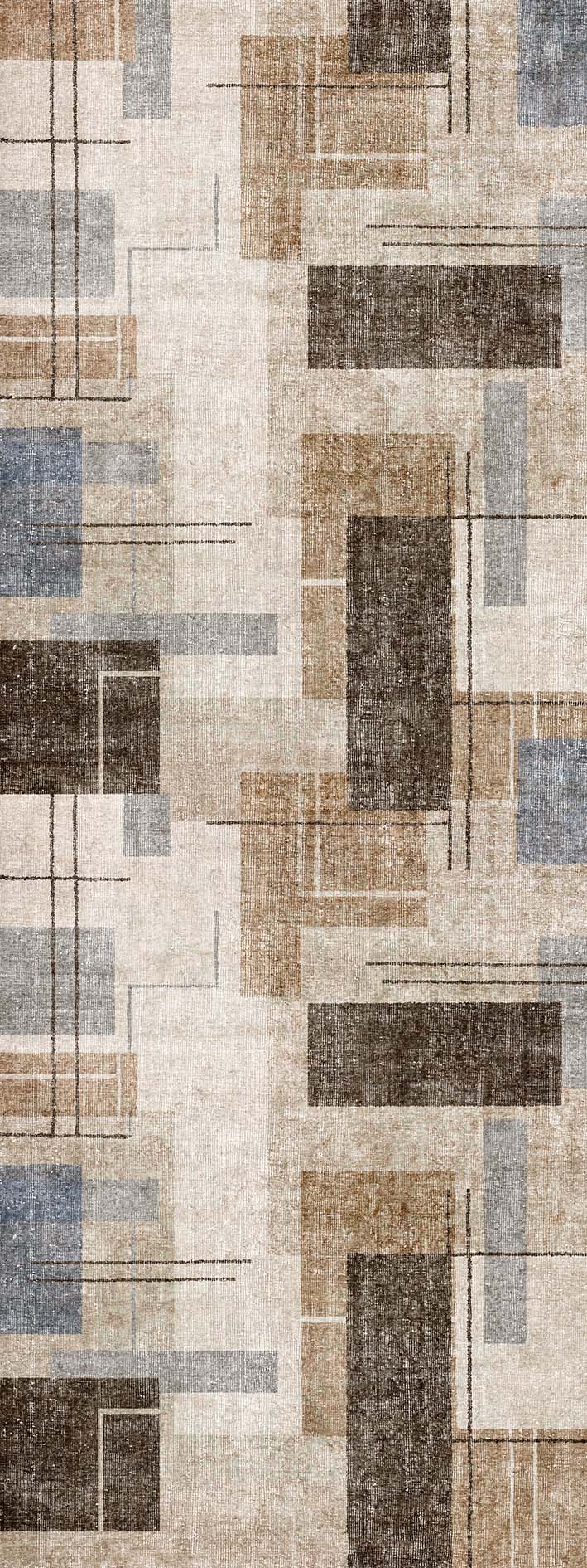 Metro Block - Washable Rug - JRN1053