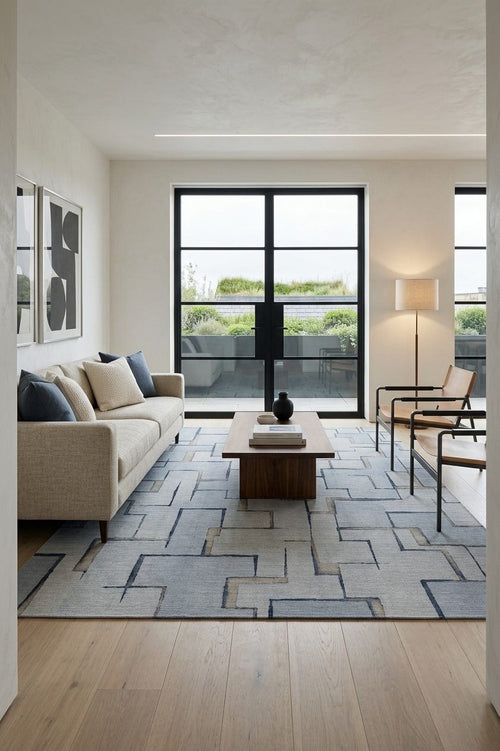 Load image 1 in gallery view. Metro Maze - Washable Rug - JR7011
