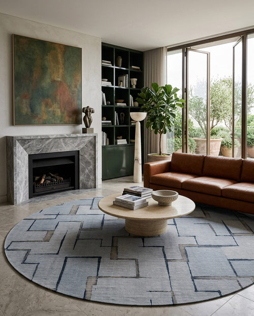 Load image 1 in gallery view. Metro Maze - Washable Rug - JR7011