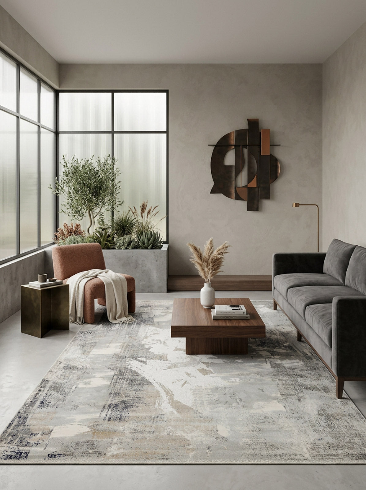 Midnight Plaza - Area Rug - PDN6G