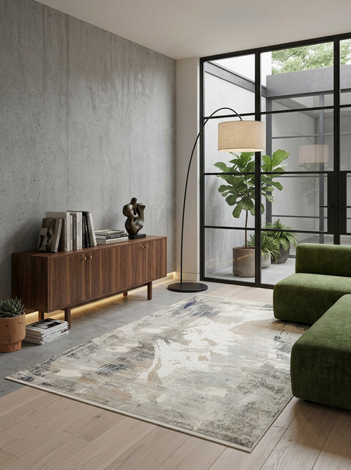 Load image 1 in gallery view. Midnight Plaza - Area Rug - PDN6G