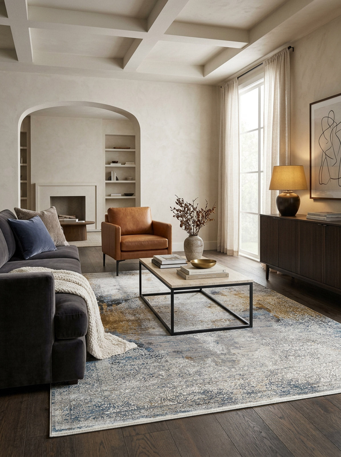 Mirage Stone - Area Rug - PLM4