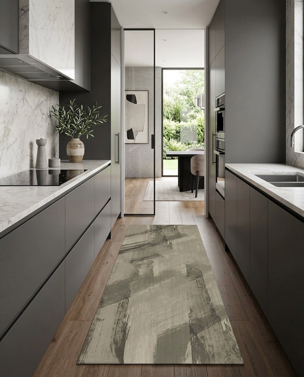 Misty Brush - Washable Rug - JRN1067