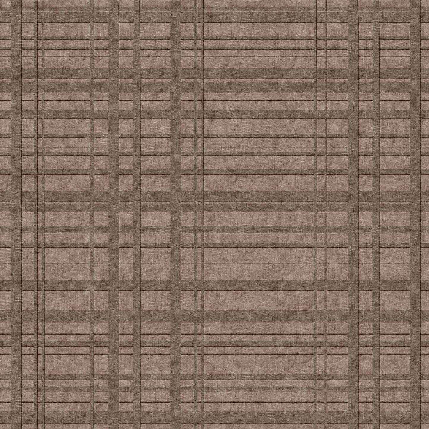 Mocha Plaid - Washable Rug - JRN1096