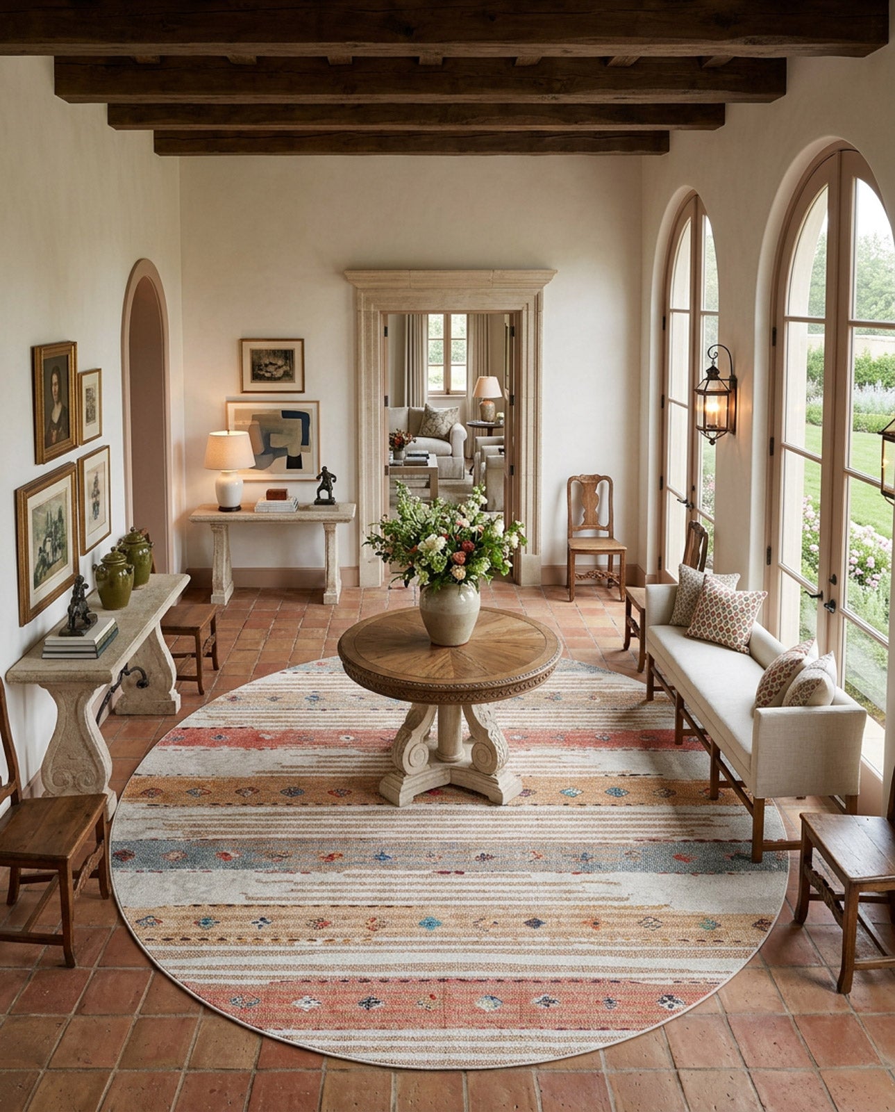 Nomad's Nostalgia - Washable Rug - JR1669 (Custom Size)