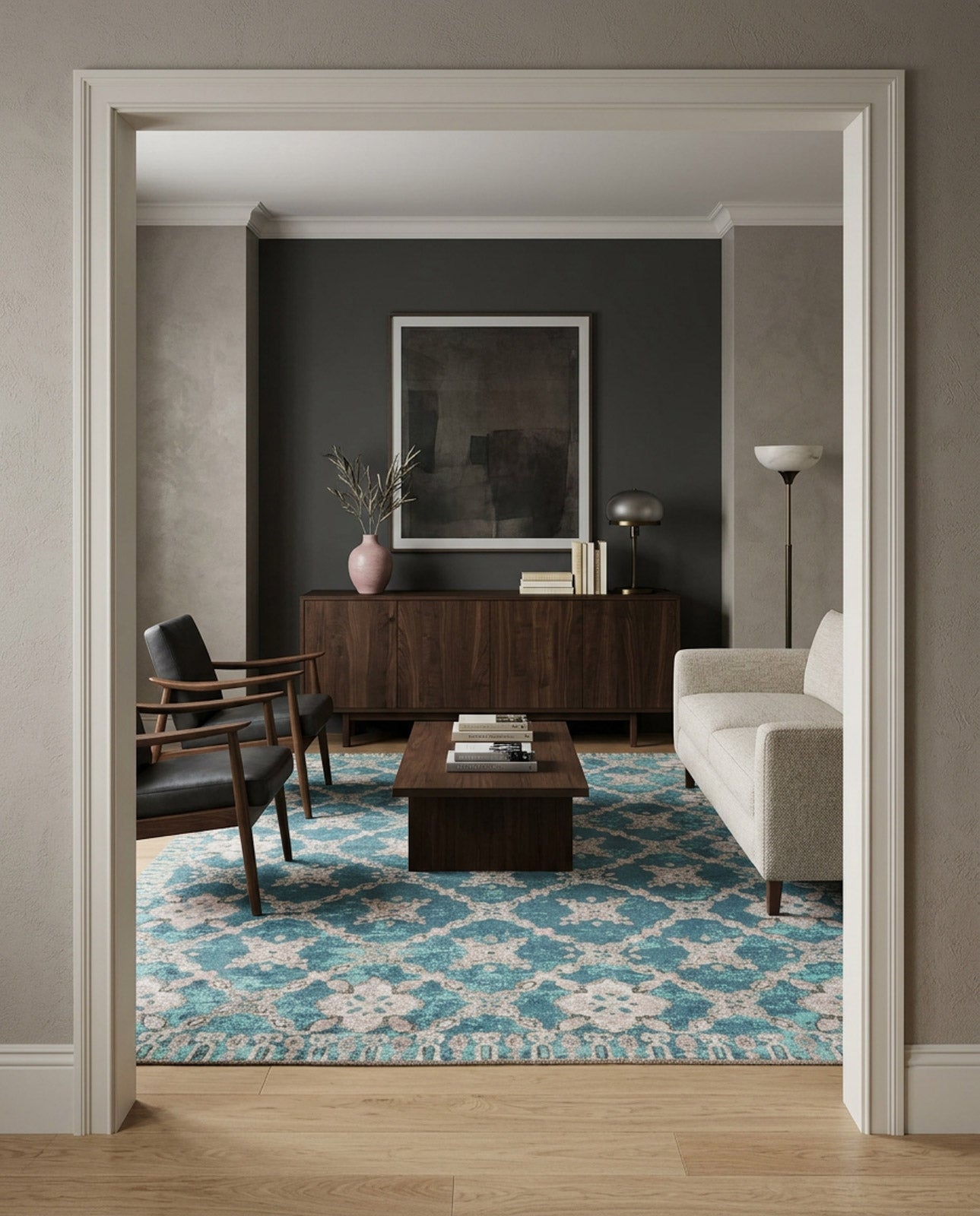 Ocean Trellis Area Rug APX1942