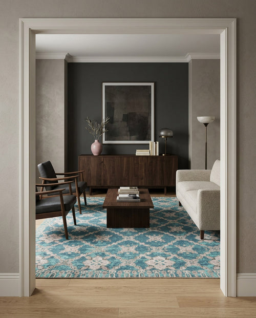 Bild 1 in Galerieansicht laden. Ocean Trellis Area Rug APX1942