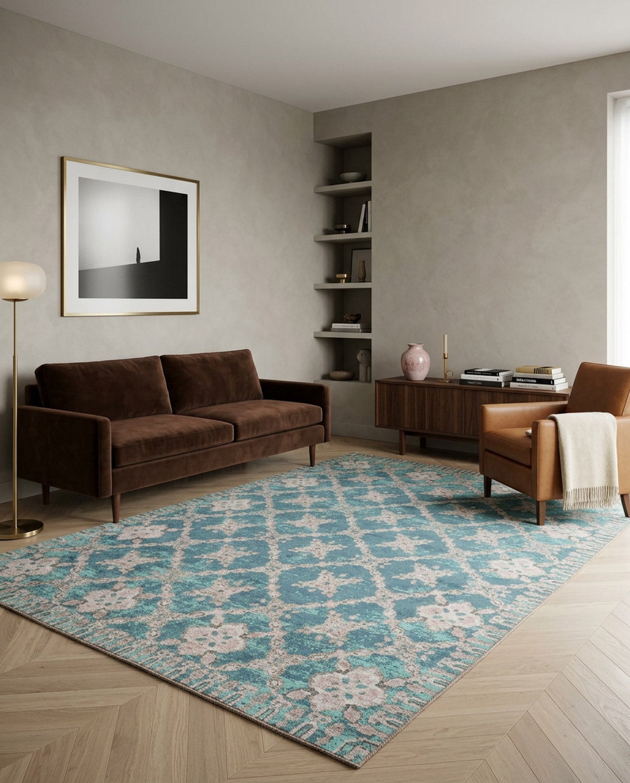 Ocean Trellis Area Rug APX1942
