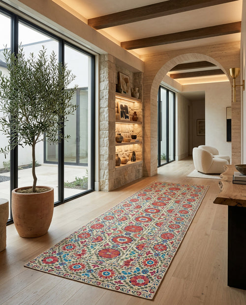 Load image 1 in gallery view. Orient Bloom - Washable Rug - JRN1029 (Custom Size)