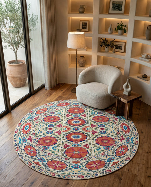 Load image 1 in gallery view. Orient Bloom - Washable Rug - JRN1029 (Custom Size)