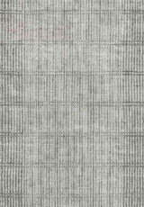 The Ornate Hues - Washable Rug - JRN38 features a gray textured surface with a subtle grid pattern resembling woven fabric. Its varied line thickness adds depth, making it ideal for modern, high-traffic interiors.
