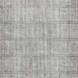 Ornate Hues - Washable Rug - JRN38 (Custom Size) features a gray textured surface with a plaid-like grid of intersecting lines, adding soft dimension—perfect for modern interiors.