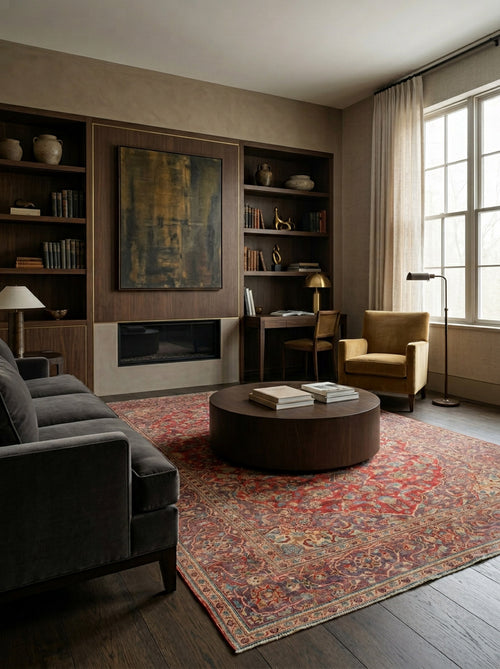 Load image 1 in gallery view. Palatial Grace - Washable Rug - JRN1021