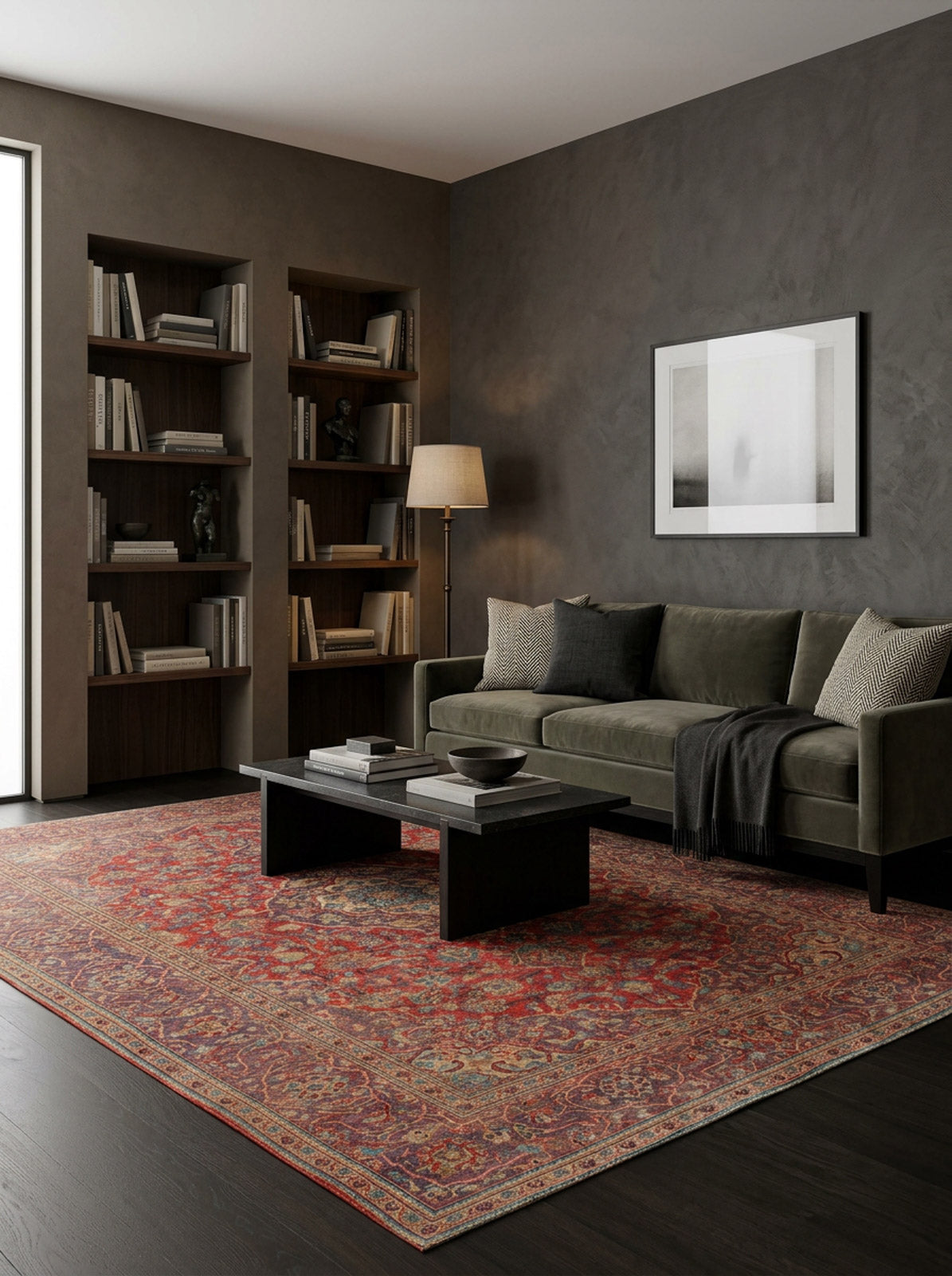 Palatial Grace - Washable Rug - JRN1021