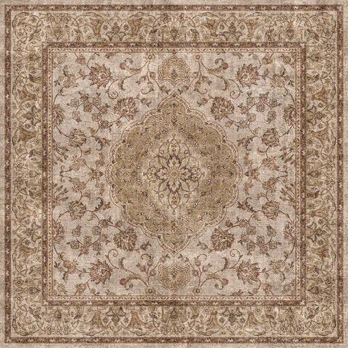 Load image 1 in gallery view. Pearl Medallion - Washable Rug - JRN1084