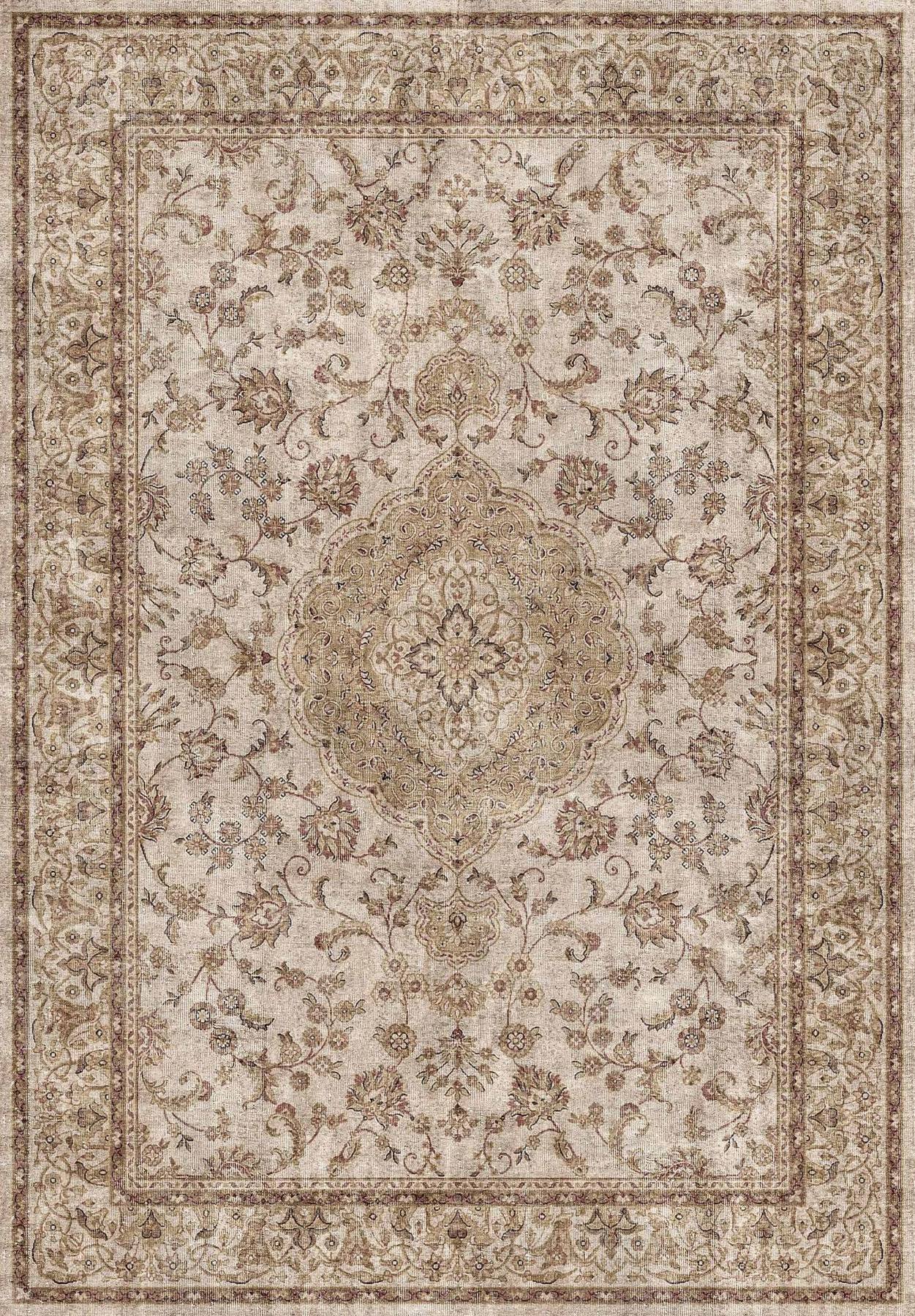 Pearl Medallion - Washable Rug - JRN1084