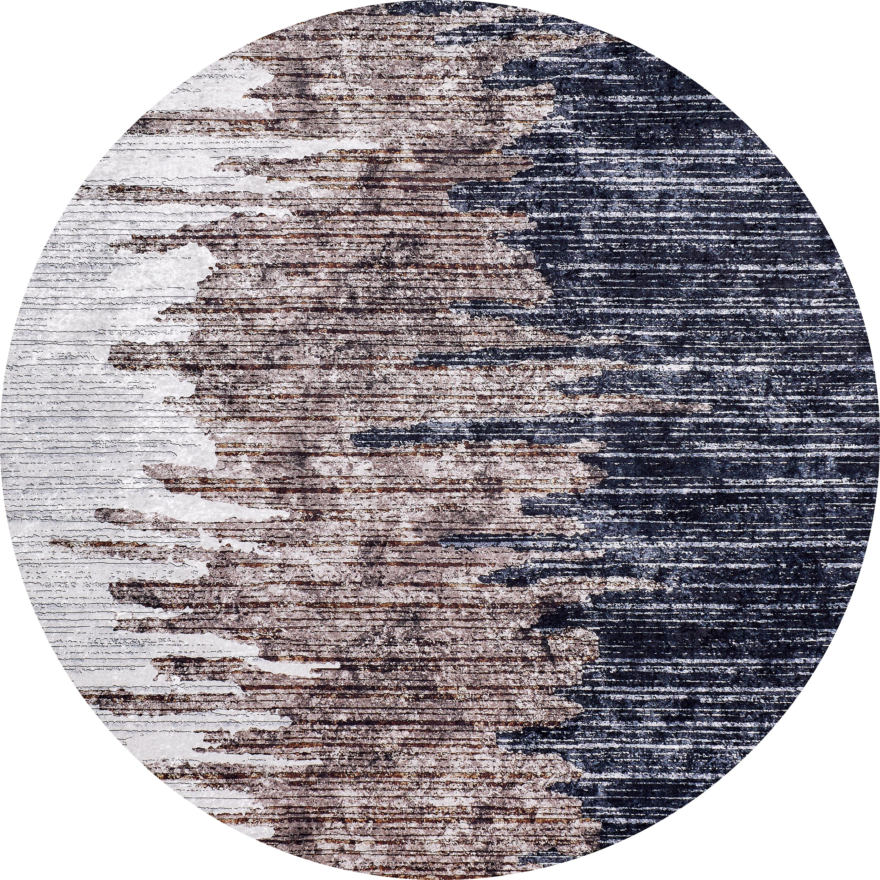 Pixelated Paradise Novelty Bronze Washable Rug | JUSTRUG