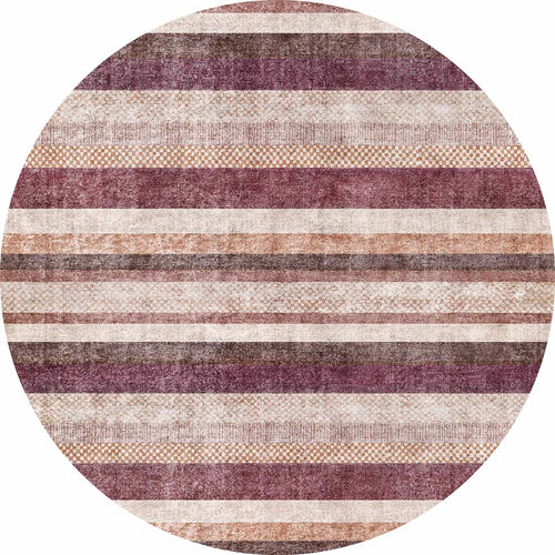 Load image 1 in gallery view. Plum Stripe - Washable Rug - JRN1059
