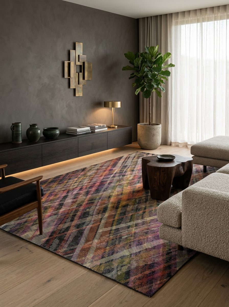 Prism Plaid - Washable Rug - JRN1068