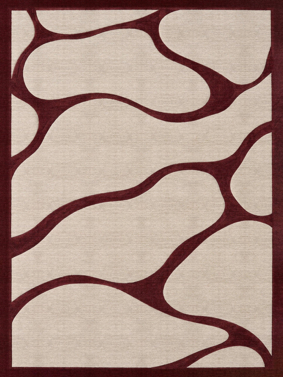 Red Thread - Washable Rug - JRS38