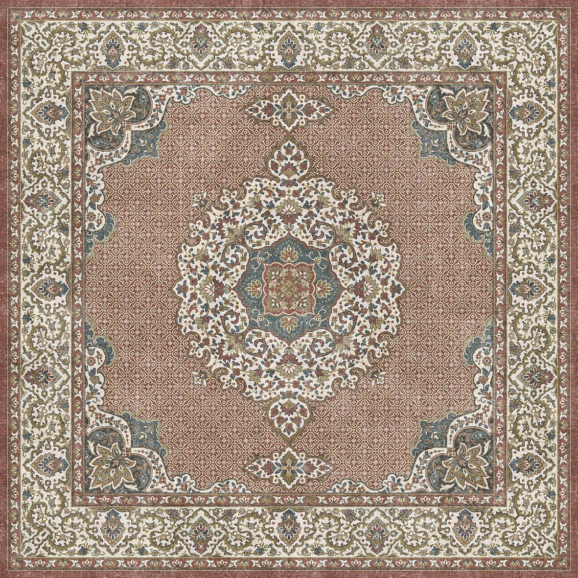 Rose Veil - Washable Rug - JRN1089