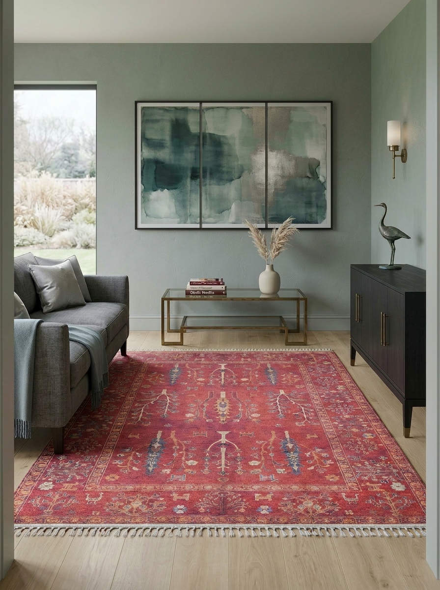 Rustic Retreat - Washable Rug - JR5095
