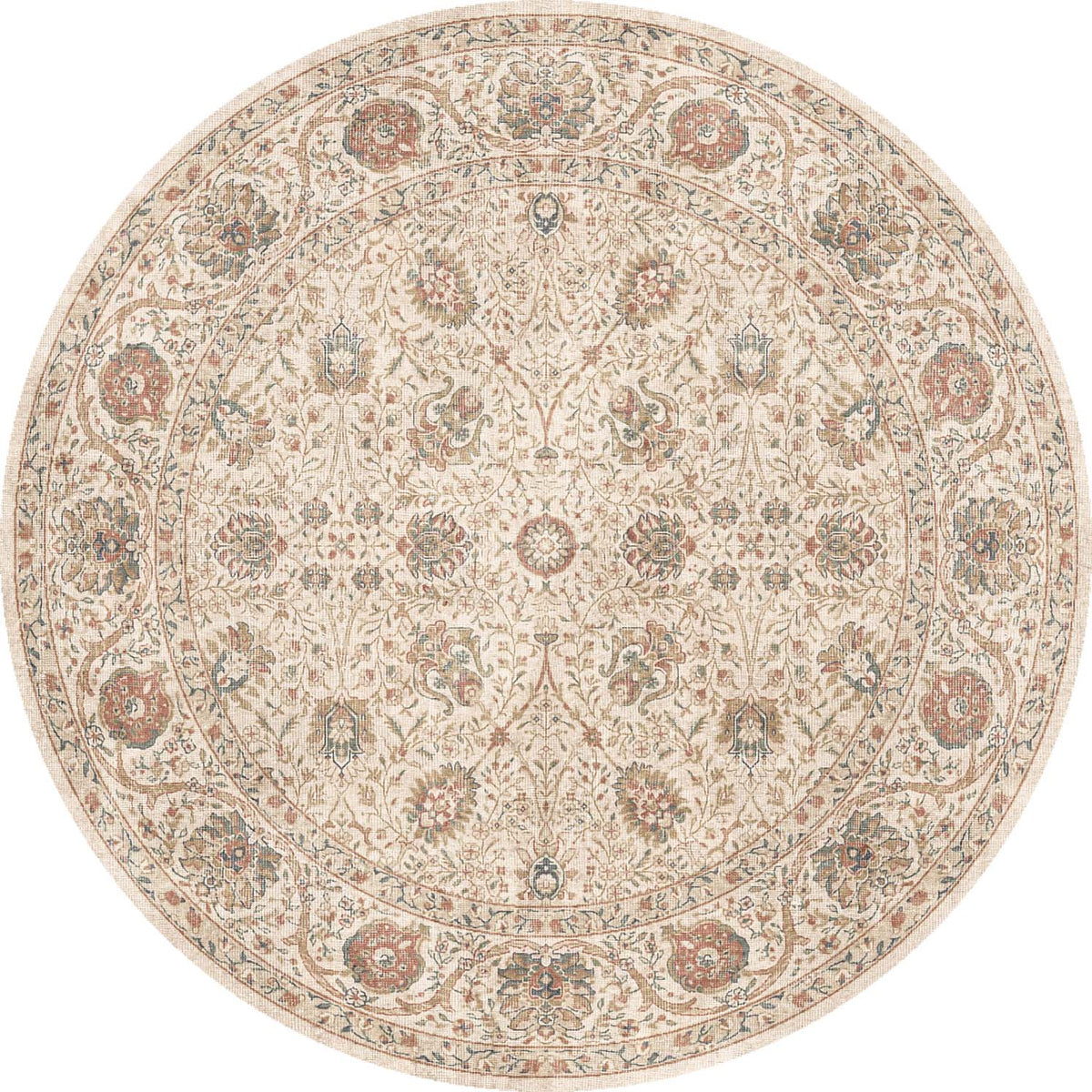 Ivory Vine - Washable Rug - JRN1139