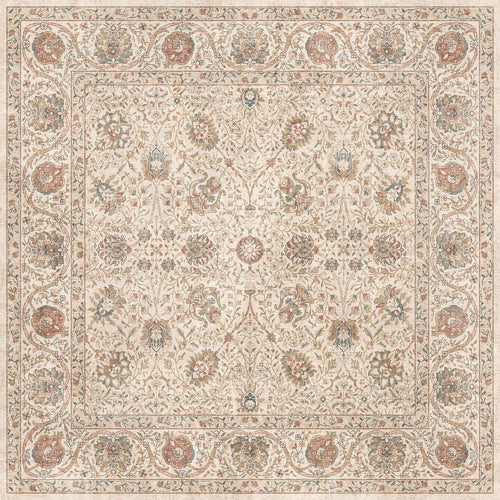 Load image 1 in gallery view. Ivory Vine - Washable Rug - JRN1139