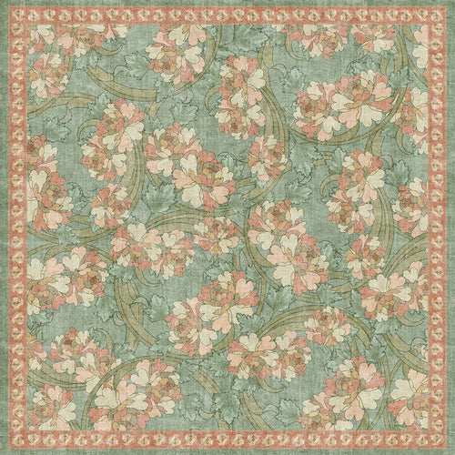 Load image 1 in gallery view. Sage Bouquet - Washable Rug - JRN1044