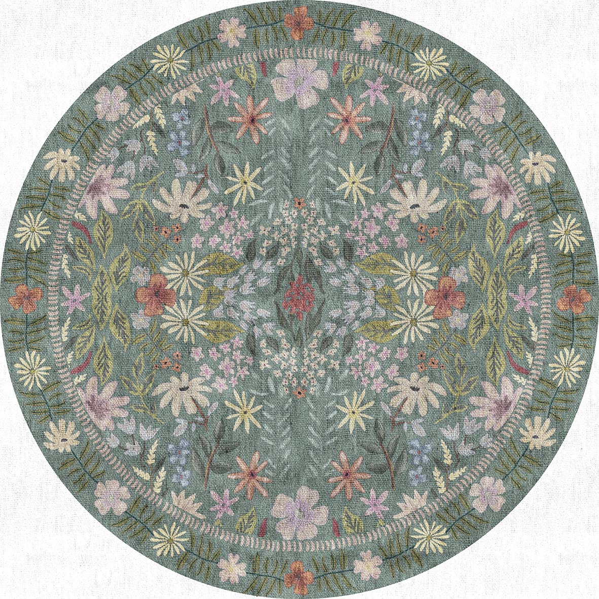 Arabesque Trellis - Waschbarer Teppich - JR1732