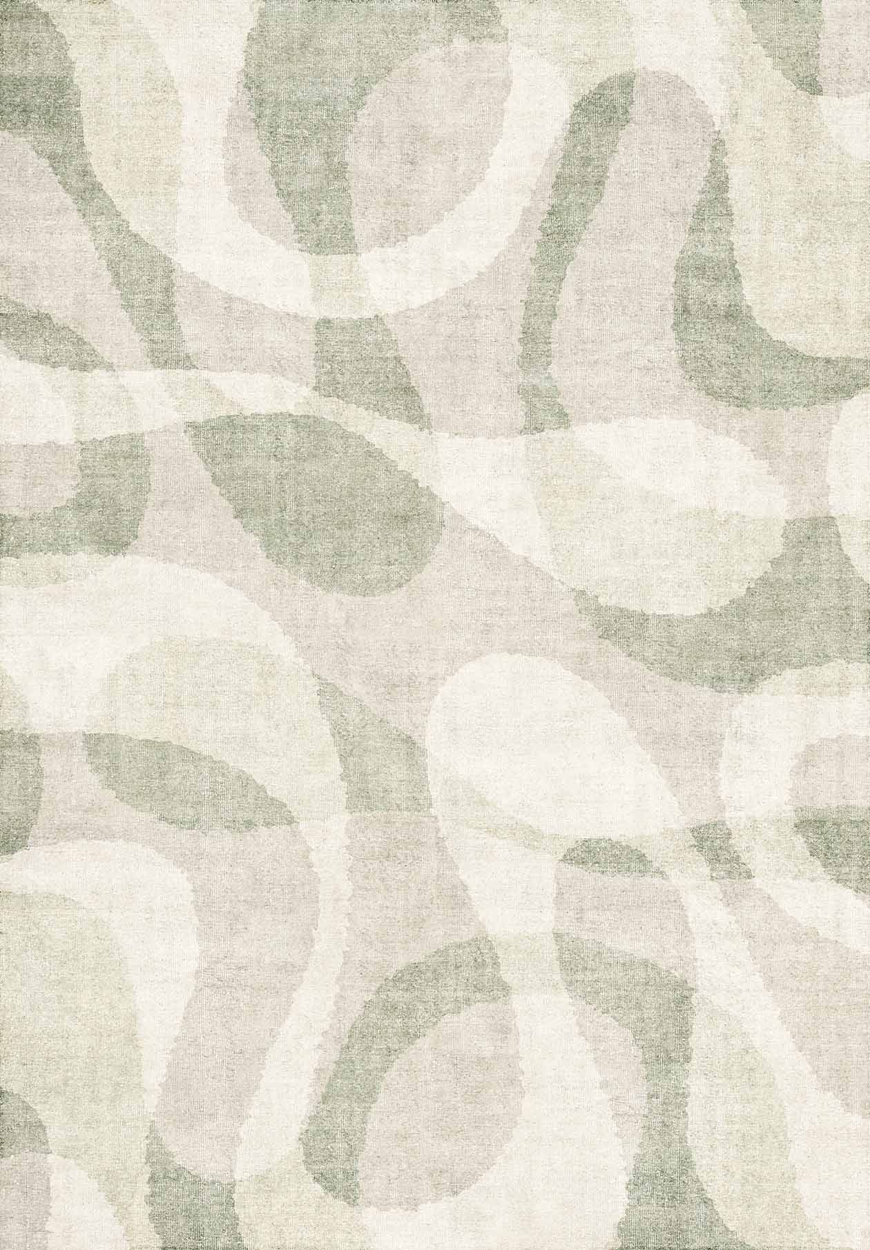 Sage Pebble - Washable Rug - JRN1061