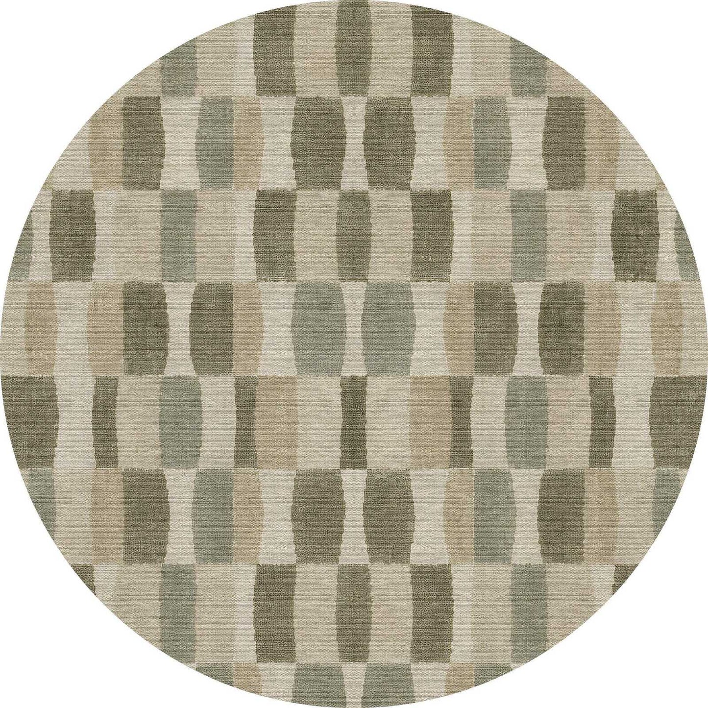 Sage Tiles - Washable Rug - JR7007