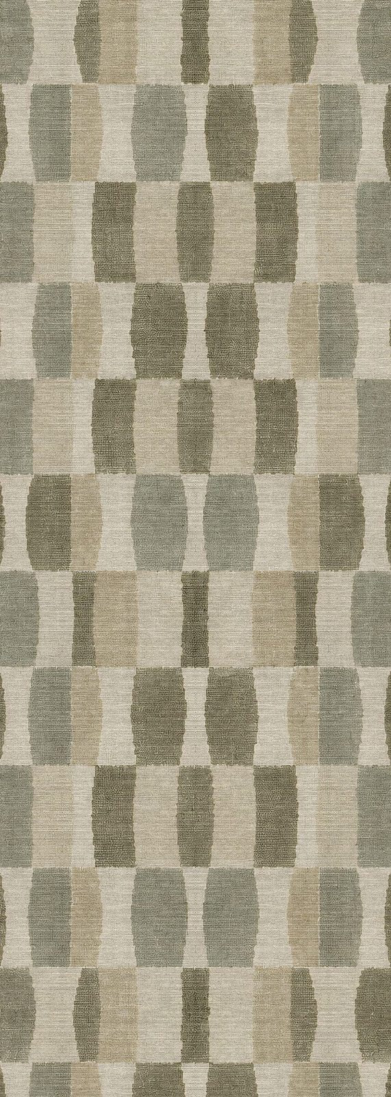 Sage Tiles - Washable Rug - JR7007