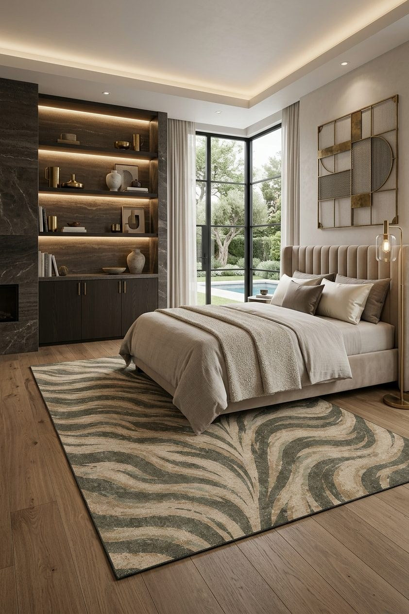 Savanna Wave - Washable Rug - JR7002